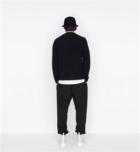 Dior black cashmere jersey